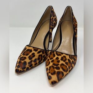 New Ann Taylor Missy Calf Hair Pointed Toe Pump